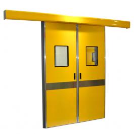 鋼質自動平移門